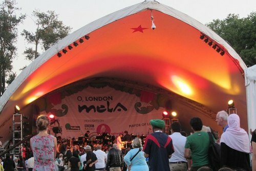 South Asian festival London Mela at Gunnersbury Park