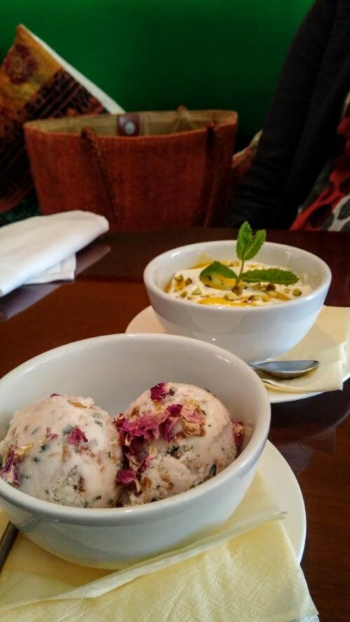 Paan Ice Cream and Mango Shrikhand - Delectable Desserts served at Potli