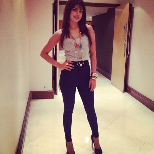 Priyanka wears the London look and attitude