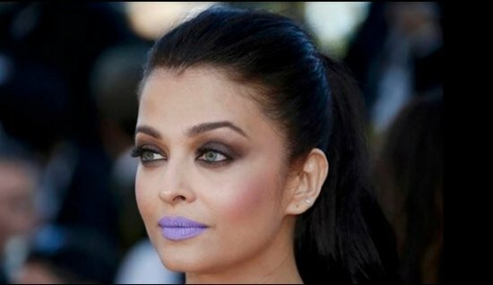 Aishwarya Rai sports eyebrow-raising purple-colour lipstick at Cannes 2016