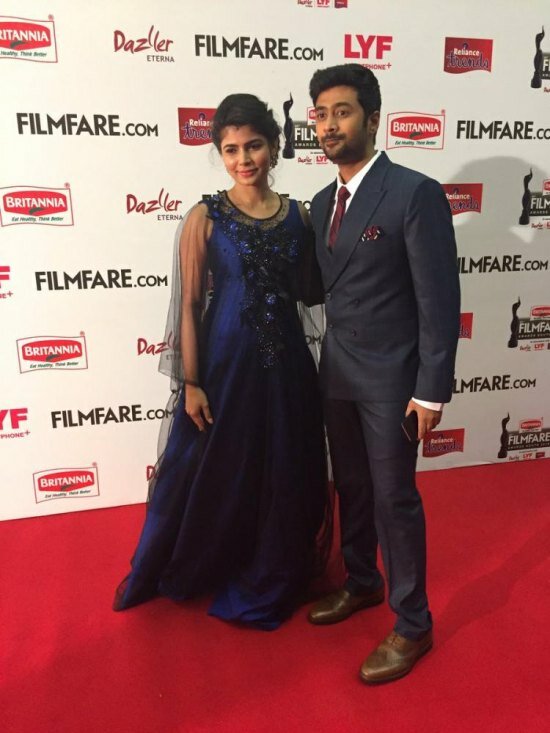 Hosts for the Britannia FilmFare Awards South 2016 - Chinmayi and Rahul Ravindran